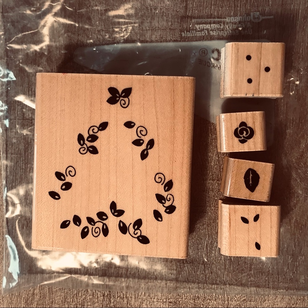 Never Been Used set of 5 Stampin Up Stamps